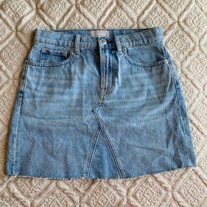 EVERLANE The Denim Reconstructed Skirt size 27